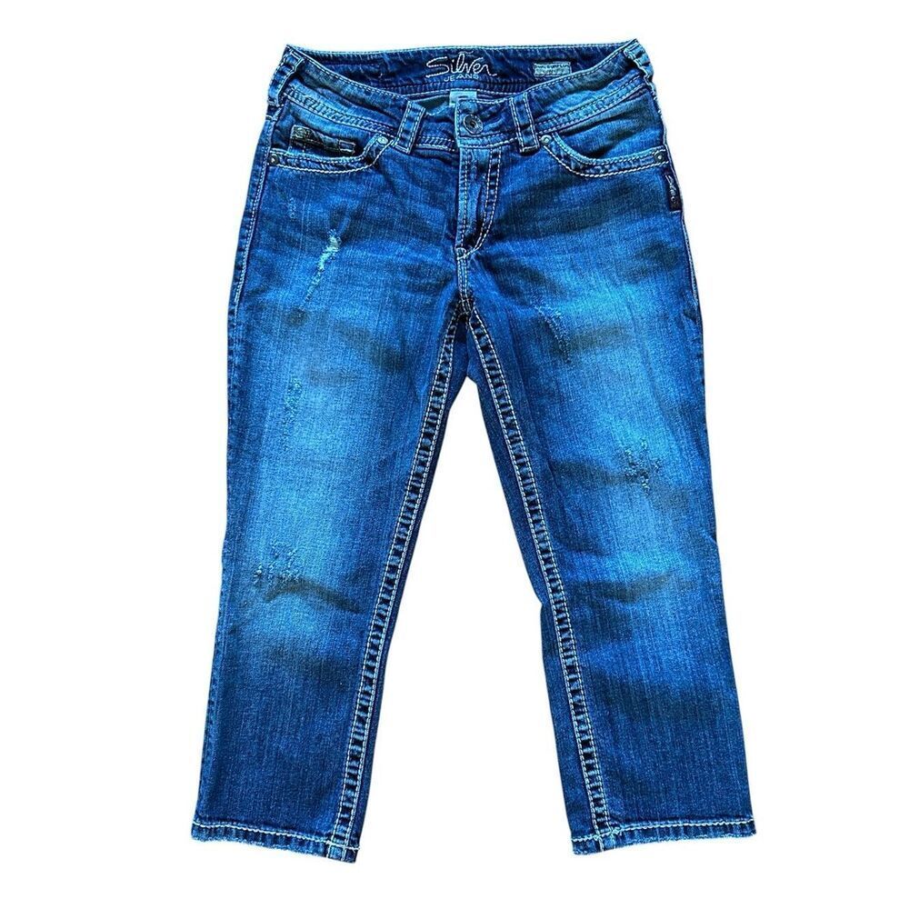 Silver Suki Surplus Jean Capris